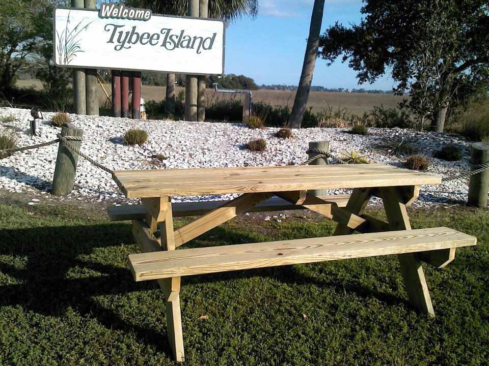 Pressure Treated Picnic Tables Tybee Island