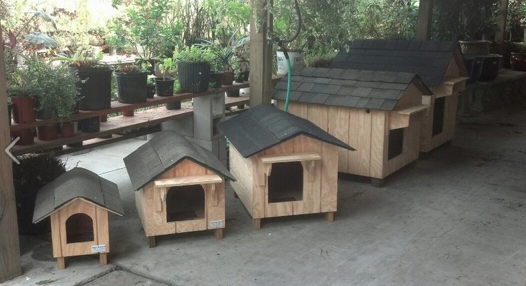 Clarks Woodwork Doghouses At Island's Ace in Savannah